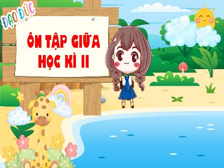 Bài giảng Đạo đức 4 (Kết nối tri thức) - Bài: Ôn tập giữa học kì 2 - Năm học 2023-2024 - Phạm Thị Hương Giang