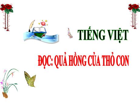 Bài giảng Tiếng Việt 3 (Kết nối tri thức) - Bài (Đọc): Quả hồng của thỏ con - Năm học 2024-2025 - Trần Thị Nga