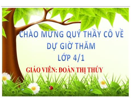 Bài giảng Tiếng Việt 4 - Bài (Chính tả): Cánh diều tuổi thơ - Năm học 2022-2023 - Đoàn Thị Thúy