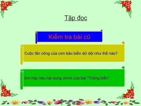 Bài giảng Tiếng Việt 4 - Bài (Tập đọc): Ga-vrốt ngoài chiến lũy - Phạm Thị Hương Giang