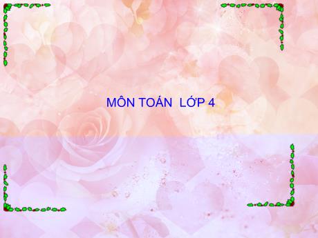 Bài giảng Toán 4 - Bài: Phép trừ phân số - Phạm Thị Hương Giang