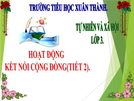 Bài giảng Tự nhiên xã hội 3 (Kết nối tri thức) - Bài 5: Hoạt động kết nối cộng đồng (Tiết 3) - Năm học 2024-2025 - Trần Thị Nga
