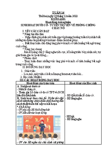 Giáo án Tiếng Việt + Toán Lớp 2 (Kết nối tri thức) - Tuần 16 - Năm học 2022-2023 - Hoàng Thi Thơ