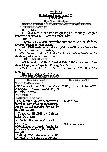 Giáo án Tiếng Việt + Toán Lớp 2 (Kết nối tri thức) - Tuần 19 - Năm học 2023-2024 - Hoàng Thi Thơ