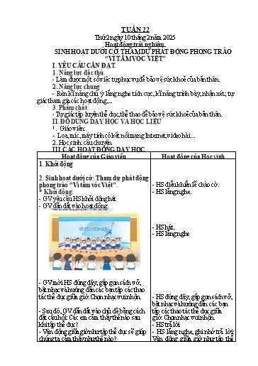 Giáo án Tiếng Việt + Toán Lớp 2 (Kết nối tri thức) - Tuần 22 - Năm học 2024-2025 - Hoàng Thi Thơ