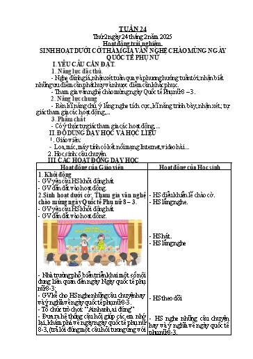 Giáo án Tiếng Việt + Toán Lớp 2 (Kết nối tri thức) - Tuần 24 - Năm học 2024-2025 - Hoàng Thi Thơ
