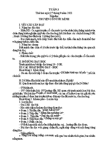 Giáo án Tiếng Việt + Toán Lớp 4 - Tuần 3 - Năm học 2021-2022 - Hoàng Thị Như Uyên