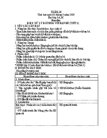 Kế hoạch bài dạy Đạo đức 1-5 + Tự nhiên và xã hội 1 (Kết nối tri thức) - Tuần 29 - Năm học 2024-2025 - Hà Thị Hiên
