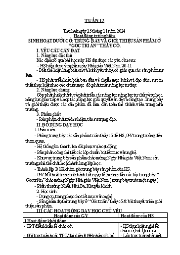 Kế hoạch bài dạy Tiếng Việt + Toán 2 (Kết nối tri thức) - Tuần 12 - Năm học 2024-2025 - Dương Thị Nga