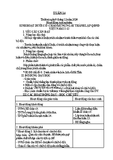 Kế hoạch bài dạy Tiếng Việt + Toán 2 (Kết nối tri thức) - Tuần 14 - Năm học 2024-2025 - Dương Thị Nga