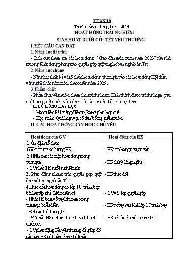 Kế hoạch bài dạy Tiếng Việt + Toán 2 (Kết nối tri thức) - Tuần 18 - Năm học 2024-2025 - Dương Thị Nga
