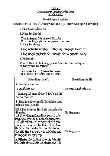Kế hoạch bài dạy Tiếng Việt + Toán 2 (Kết nối tri thức) - Tuần 2 - Năm học 2023-2024 - Dương Thị Nga