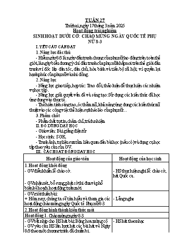 Kế hoạch bài dạy Tiếng Việt + Toán 2 (Kết nối tri thức) - Tuần 27 - Năm học 2024-2025 - Dương Thị Nga