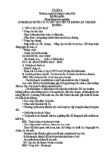 Kế hoạch bài dạy Tiếng Việt + Toán 2 (Kết nối tri thức) - Tuần 4 - Năm học 2022-2023 - Dương Thị Nga