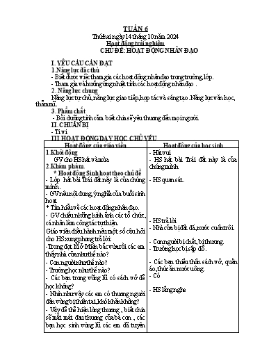 Kế hoạch bài dạy Tiếng Việt + Toán 2 (Kết nối tri thức) - Tuần 6 - Năm học 2024-2025 - Dương Thị Nga