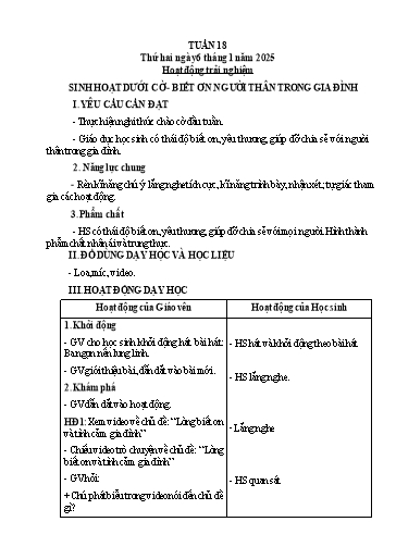 Kế hoạch bài dạy Tiếng Việt + Toán 3 (Kết nối tri thức) - Tuần 18 - Năm học 2024-2025 - Hoàng Thị Như Uyên