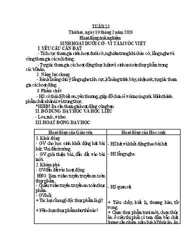 Kế hoạch bài dạy Tiếng Việt + Toán 3 (Kết nối tri thức) - Tuần 22 - Năm học 2024-2025 - Hoàng Thị Như Uyên