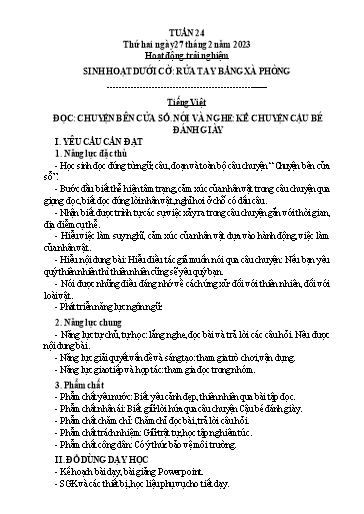 Kế hoạch bài dạy Tiếng Việt + Toán 3 (Kết nối tri thức) - Tuần 24 - Năm học 2022-2023 - Hoàng Thị Như Uyên