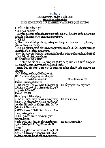 Kế hoạch bài dạy Tiếng Việt + Toán 4 - Tuần 19 - Năm học 2023-2024 - Phan Đình Khôi