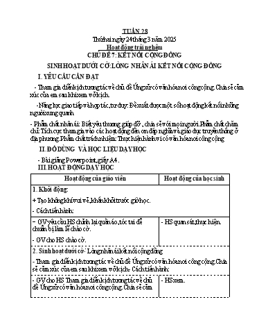 Kế hoạch bài dạy Tiếng Việt + Toán 4 - Tuần 28 - Năm học 2024-2025 - Phan Đình Khôi
