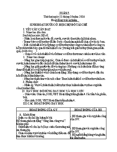 Kế hoạch bài dạy Tiếng Việt + Toán 4 - Tuần 7 - Năm học 2024-2025 - Phan Đình Khôi