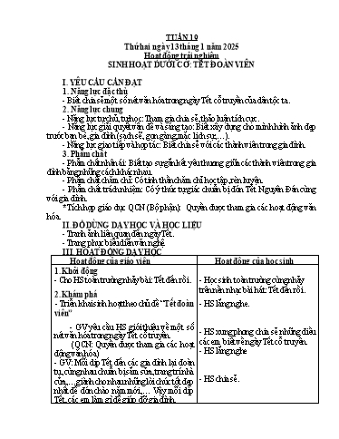 Kế hoạch bài dạy Tiếng Việt + Toán 5 - Tuần 19 - Năm học 2024-2025 - Phan Thị Hồng Thương