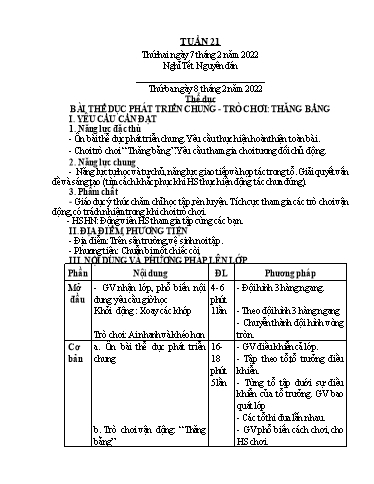 Kế hoạch bài dạy Tiếng Việt + Toán 5 - Tuần 21 - Năm học 2021-2022 - Phan Thị Hồng Thương