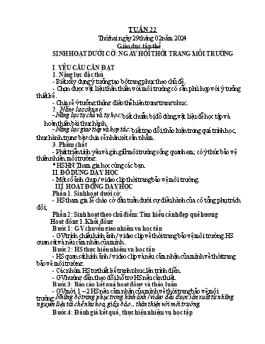 Kế hoạch bài dạy Tiếng Việt + Toán 5 - Tuần 22 - Năm học 2023-2024 - Phan Thị Hồng Thương
