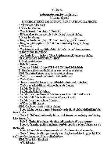 Kế hoạch bài dạy Tiếng Việt + Toán 5 - Tuần 24 - Năm học 2022-2023 - Phan Thị Hồng Thương