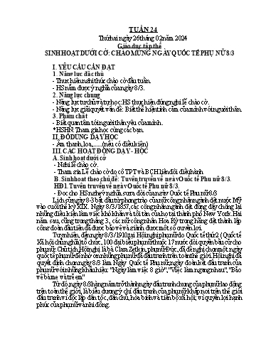 Kế hoạch bài dạy Tiếng Việt + Toán 5 - Tuần 24 - Năm học 2023-2024 - Phan Thị Hồng Thương