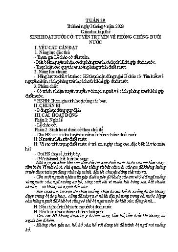 Kế hoạch bài dạy Tiếng Việt + Toán 5 - Tuần 29 - Năm học 2022-2023 - Phan Thị Hồng Thương