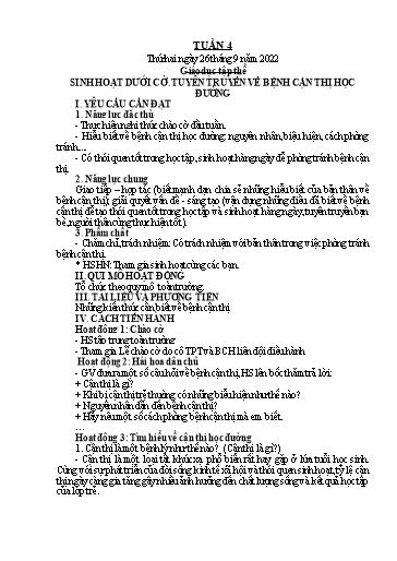 Kế hoạch bài dạy Tiếng Việt + Toán 5 - Tuần 4 - Năm học 2022-2023 - Phan Thị Hồng Thương