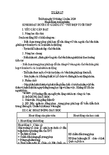 Kế hoạch bài dạy Toán + Tiếng Việt 1 - Tuần 18 - Năm học 2024-2025 - Phan Thị Tú Oanh