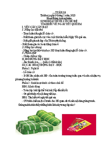 Kế hoạch bài dạy Toán + Tiếng Việt 1 - Tuần 19 - Năm học 2022-2023 - Phan Thị Minh Thư