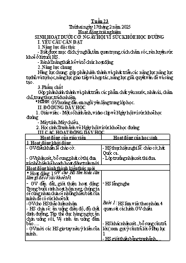 Kế hoạch bài dạy Toán + Tiếng Việt 1 - Tuần 23 - Năm học 2024-2025 - Phan Thị Tú Oanh