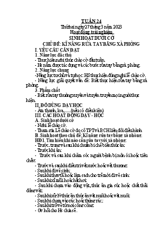 Kế hoạch bài dạy Toán + Tiếng Việt 1 - Tuần 24 - Năm học 2022-2023 - Phan Thị Tú Oanh