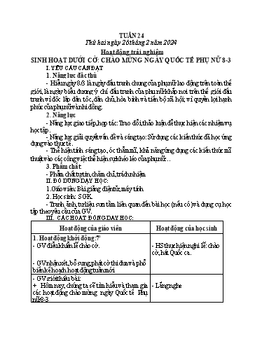 Kế hoạch bài dạy Toán + Tiếng Việt 1 - Tuần 24 - Năm học 2023-2024 - Phan Thị Minh Thư