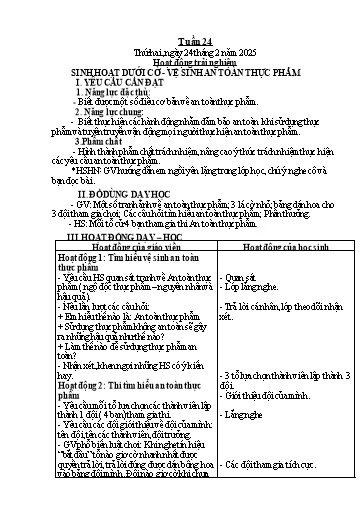 Kế hoạch bài dạy Toán + Tiếng Việt 1 - Tuần 24 - Năm học 2024-2025 - Phan Thị Tú Oanh
