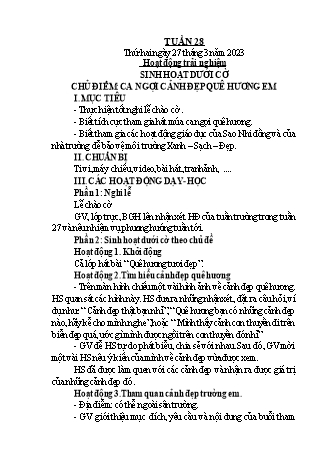 Kế hoạch bài dạy Toán + Tiếng Việt 1 - Tuần 28 - Năm học 2022-2023 - Phan Thị Tú Oanh