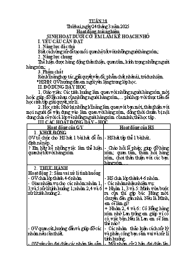 Kế hoạch bài dạy Toán + Tiếng Việt 1 - Tuần 28 - Năm học 2024-2025 - Phan Thị Tú Oanh