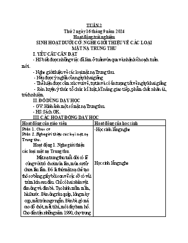 Kế hoạch bài dạy Toán + Tiếng Việt 2 - Tuần 2 - Năm học 2024-2025 - Phan Thị Minh Thư