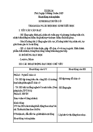 Kế hoạch bài dạy Toán + Tiếng Việt 2 - Tuần 26 - Năm học 2024-2025 - Phan Thị Minh Thư