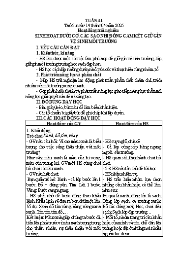 Kế hoạch bài dạy Toán + Tiếng Việt 2 - Tuần 31 - Năm học 2024-2025 - Phan Thị Minh Thư